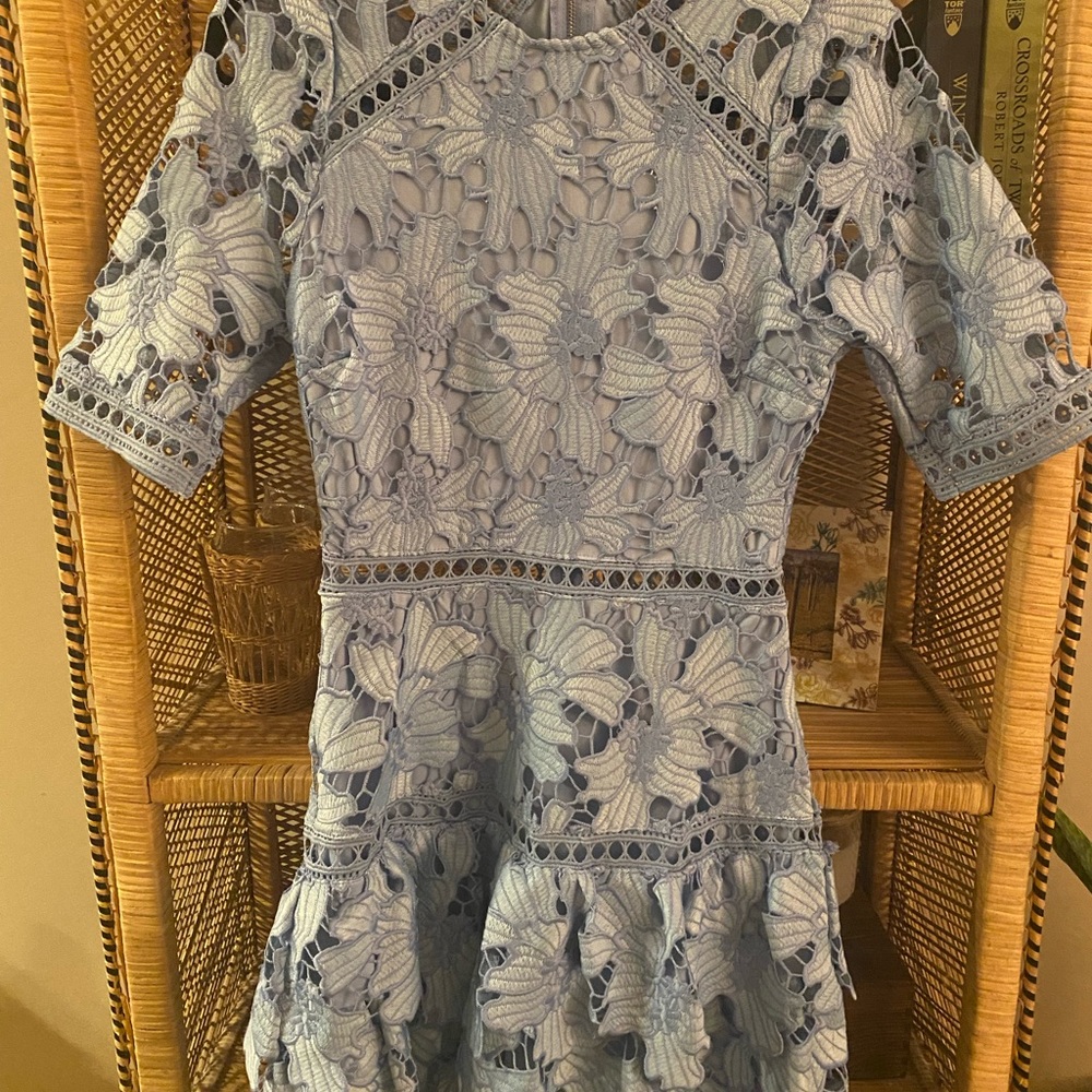 Red Dress Boutique baby blue lace dress
